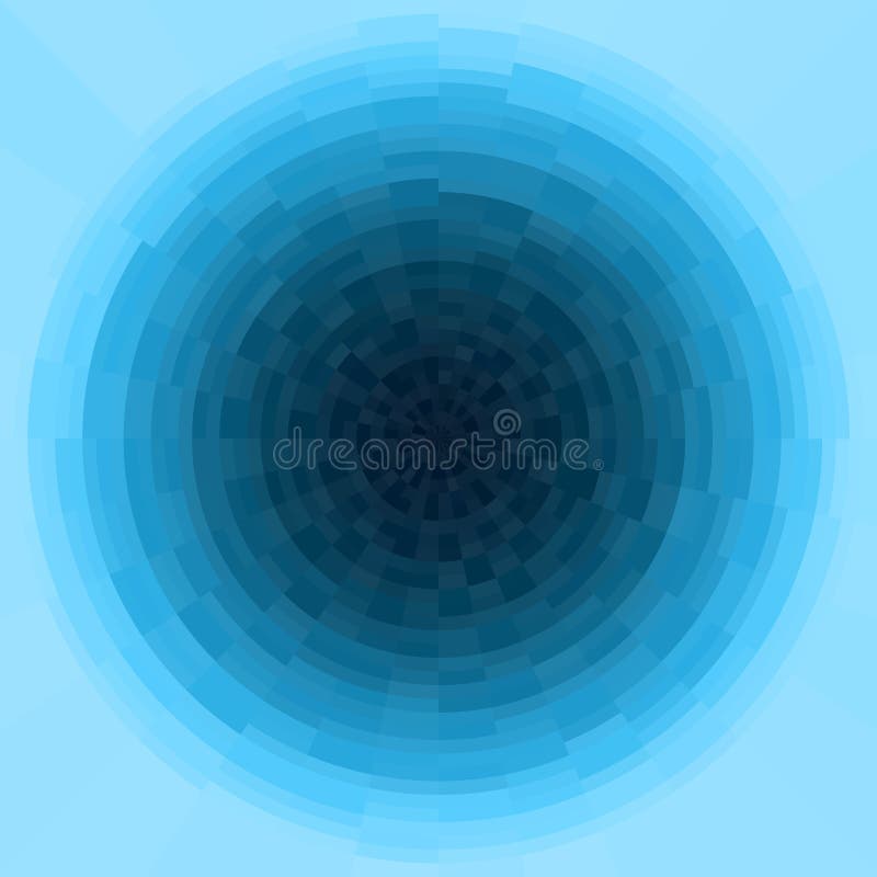 Abstract Blue and Cyan Radial Gradient Background. Texture with ...