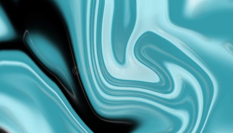 Abstract Blue Fluid Texture royalty free illustration