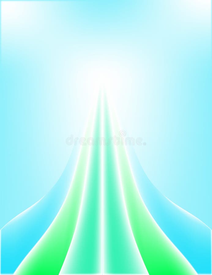 Abstract Blue and Green background vector illustration