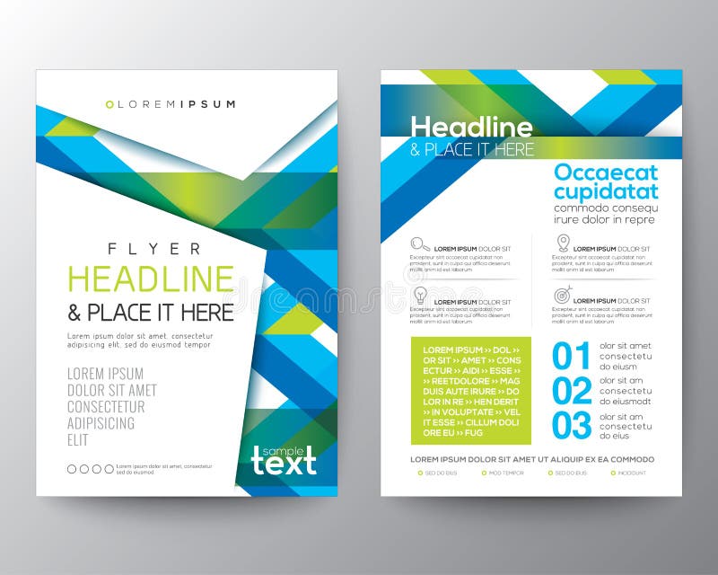Abstract blue and green background for Poster Brochure Flyer design vector illustration Abstract blue and green background for Poster Brochure Flyer design vector illustration