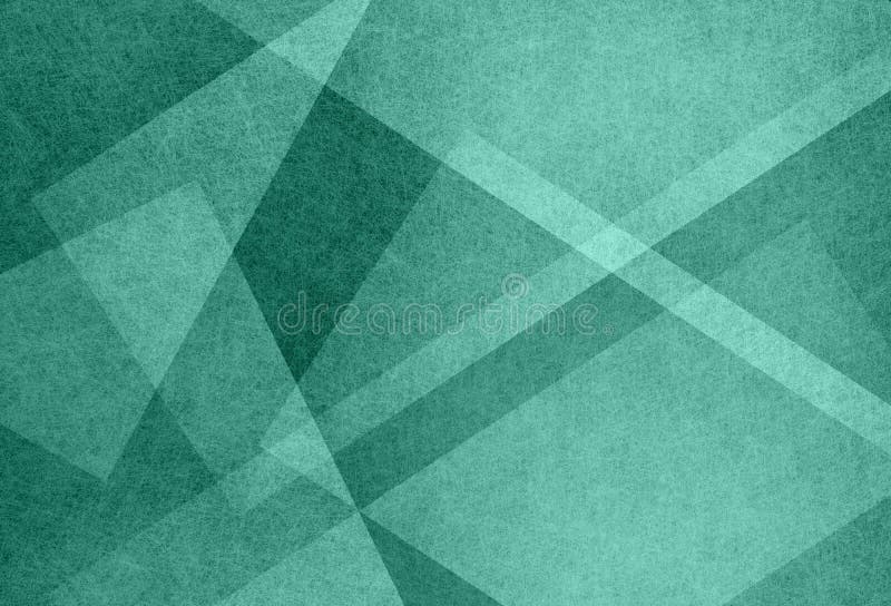 Abstract blue green background with triangle shapes and diagonal line design elements royalty free illustration