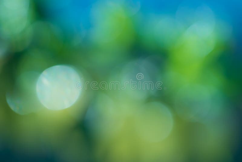 Abstract blue and green circular bokeh background
