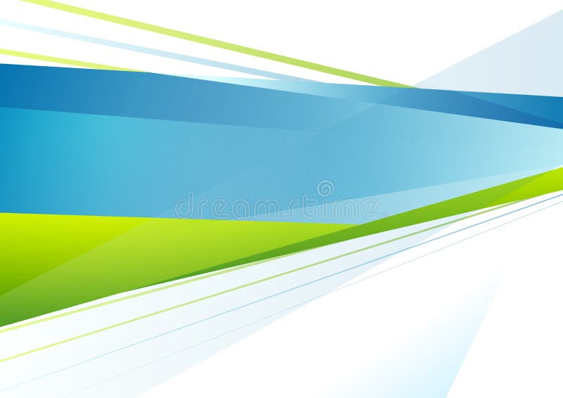 Abstract blue and green tech stripes background vector illustration