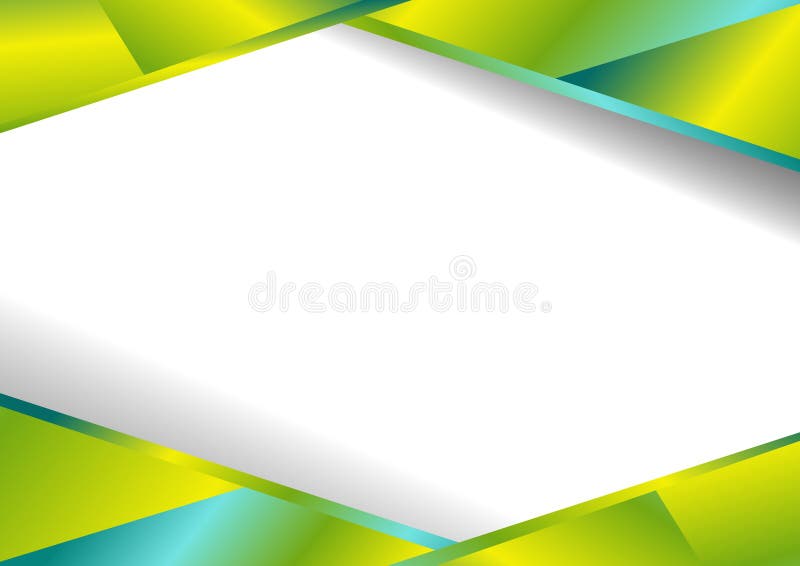 Abstract Blue Green and Yellow Blank Geometric Business Card Background  Beautiful Elegant Illustration Stock Vector - Illustration of background,  modern: 237241031