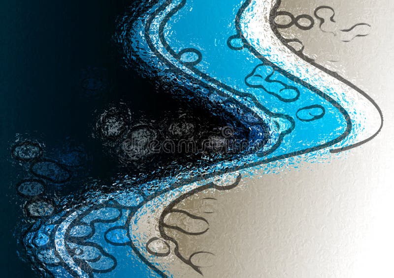 Abstract Blue Grey and Black Texture Background Beautiful Elegant Illustration Stock