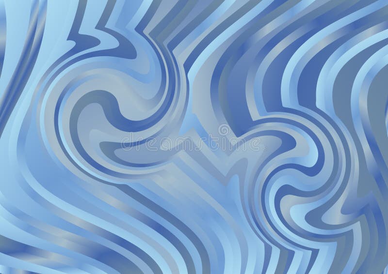 Abstract Blue and Grey Distorted Lines Background Vector Eps royalty free illustration