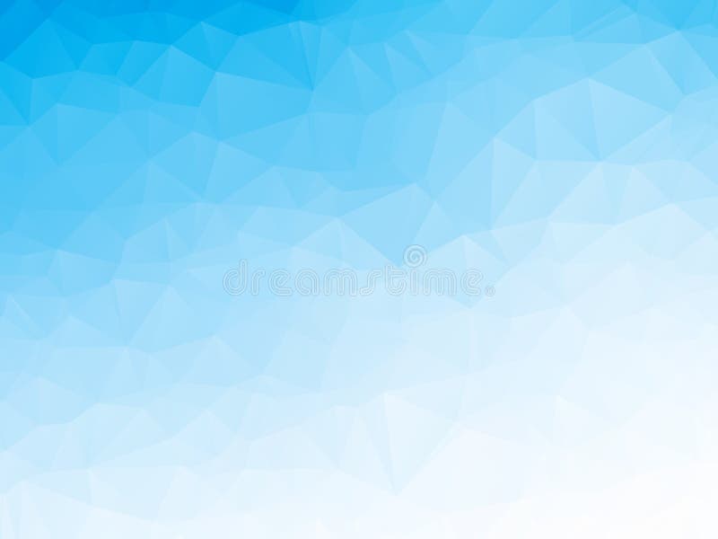 Abstract blue ice water geometric vector background stock illustration