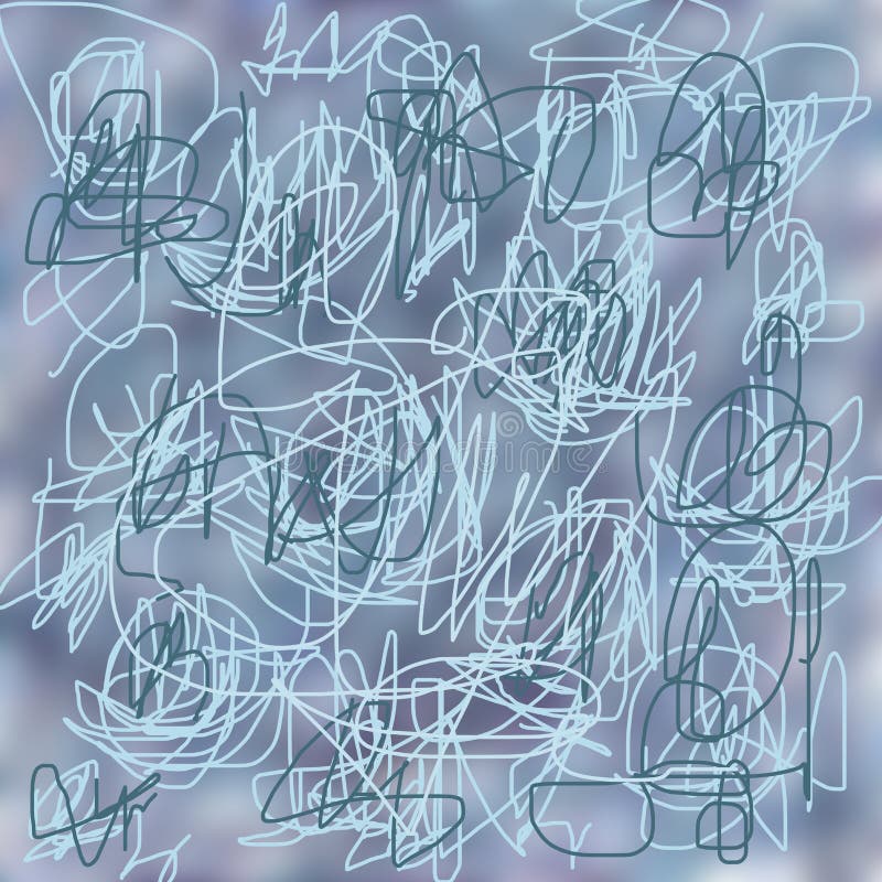 Abstract blue lines pattern vector illustration