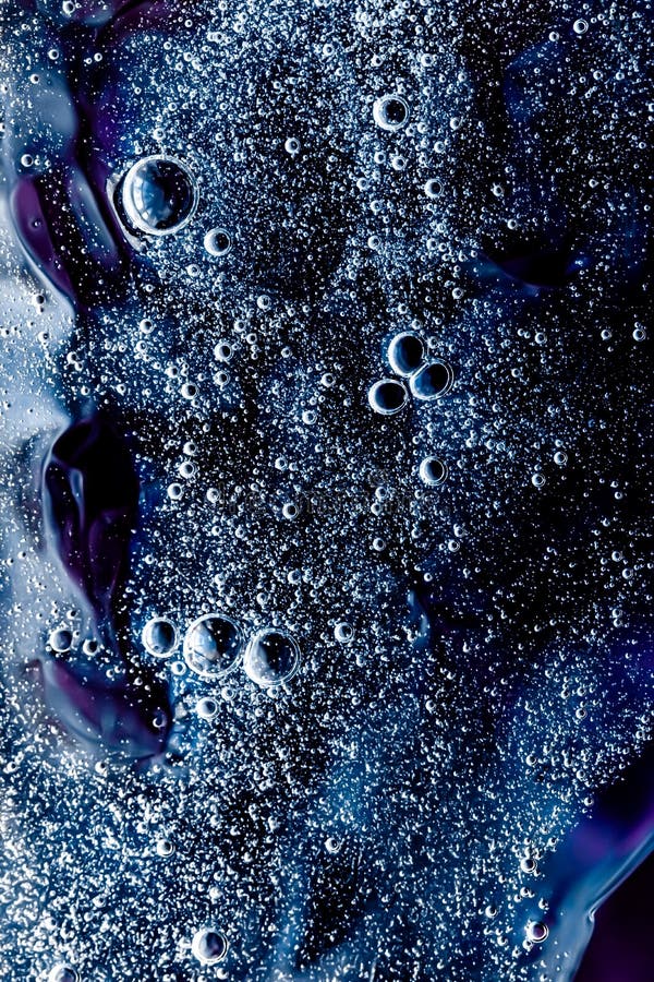 Abstract Blue Liquid Background, Paint Splash, Swirl Pattern and Water ...