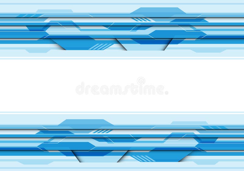 Abstract blue polygon circuit futuristic technology with white center blank space for text place design modern creative vector royalty free illustration Abstract blue polygon circuit futuristic technology with white center blank space for text place design modern creative vector royalty free illustration