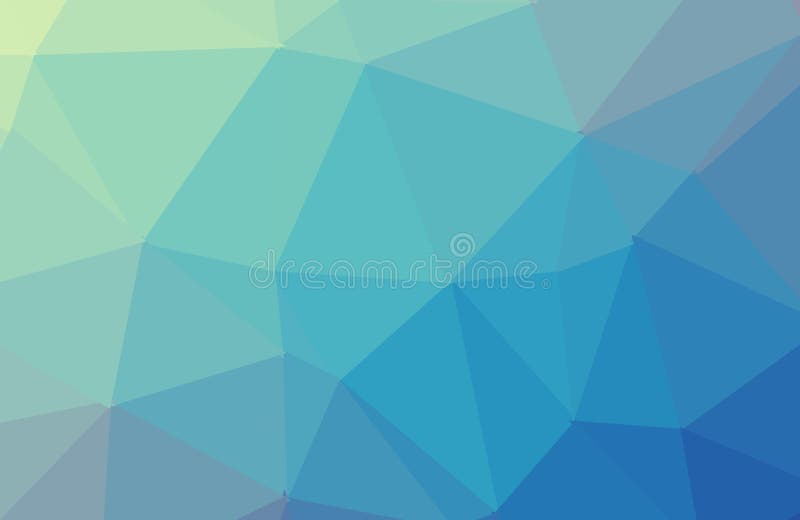 Abstract Blue Polygon Geometric Background. Low Poly Style, Business
