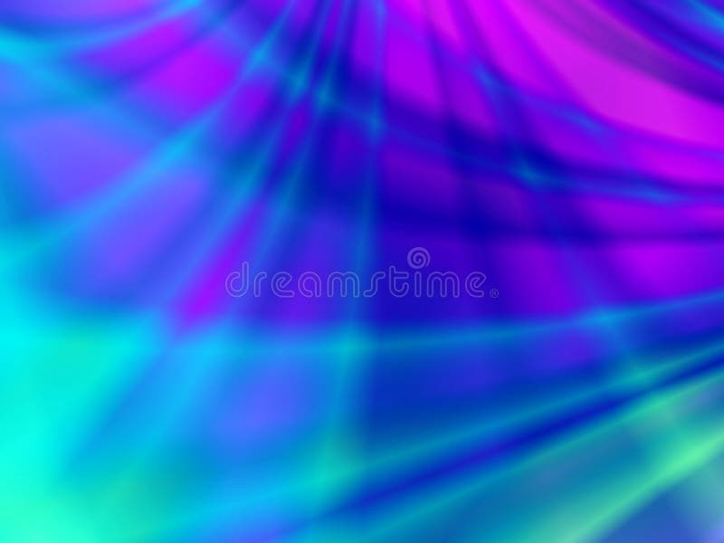 Abstract blue red and green light