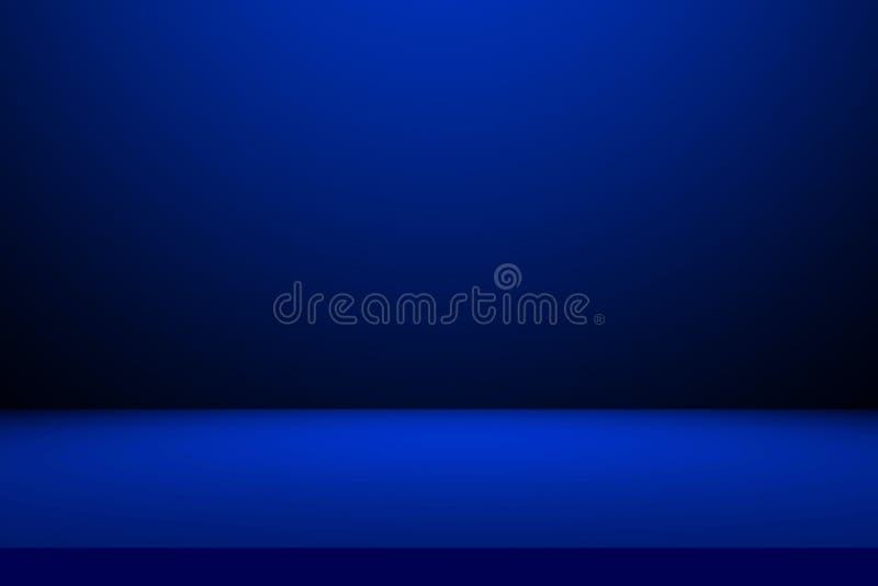 Abstract Blue Room Background Stock Illustration Illustration of