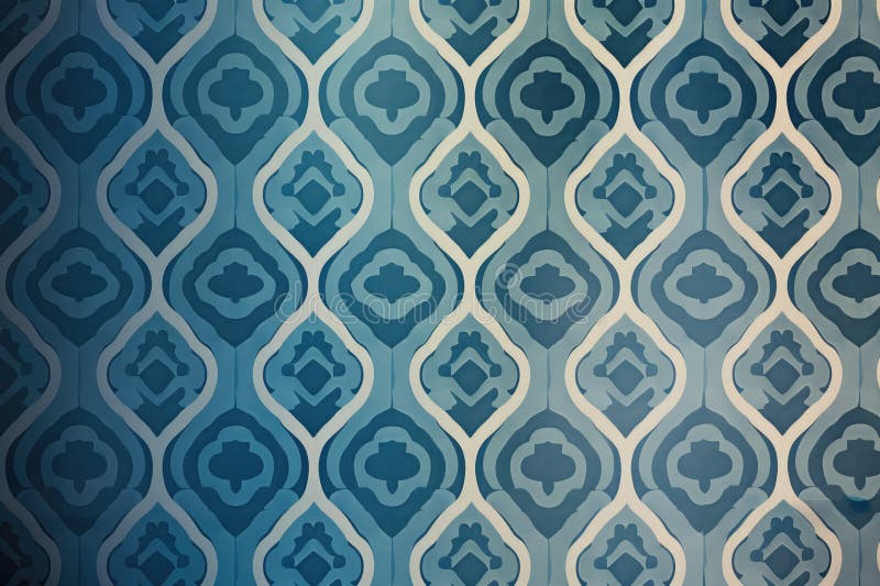 Abstract blue shape repetitive pattern polygon geometry in background. AIG51. stock images