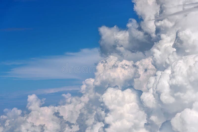 Abstract Blue Sky Clouds Background. Stock Photo - Image of cloud