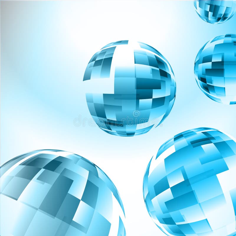 background blue spheres background blue spheres