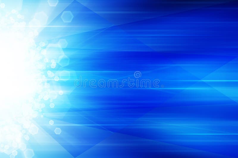 Abstract blue technology background. stock illustration