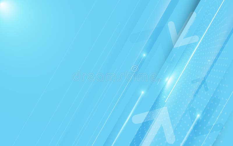 Abstract blue technology digital hi tech concept background stock illustration