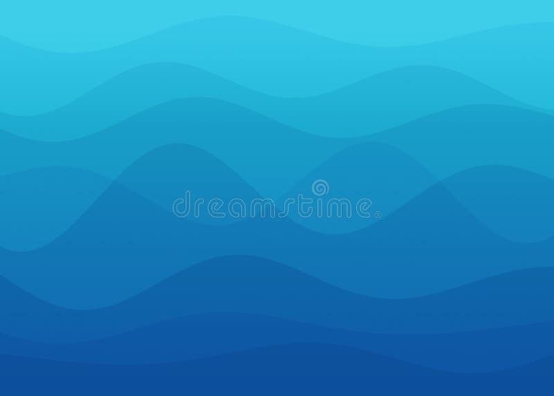 Abstract blue gradient wave background. Abstract blue gradient wave background