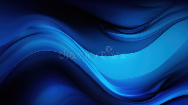Abstract Blue Wave Design Background vector illustration