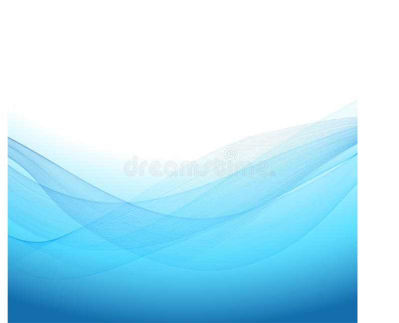 Abstract blue wave light background
