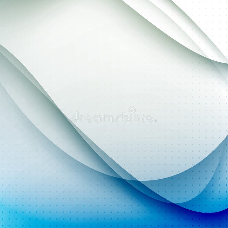 Abstract blue waves modern background