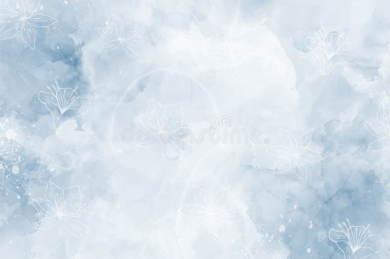 Abstract Blue Winter Watercolor Background. Sky Pattern with Snow Stock  Photo - Image of design, color: 252626858