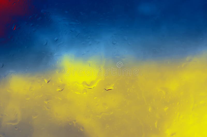 Abstract blue and yellow background royalty free stock photo