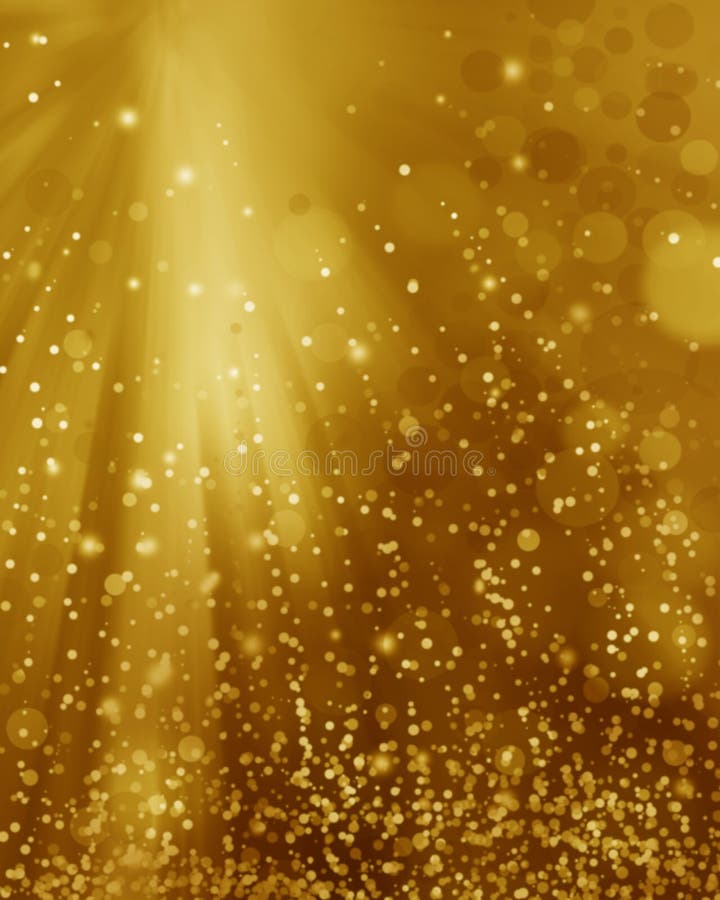 Abstract Blur Background Light Gold, Soft and Elegance. Stock
