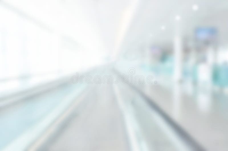 Abstract blur background, modern building interior, defocused