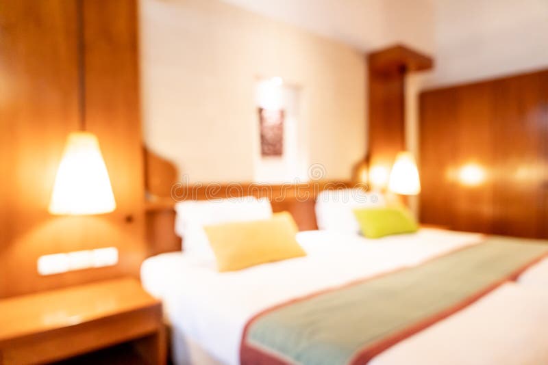 Abstract Blur Bedroom Interior For Background Stock Image Image of