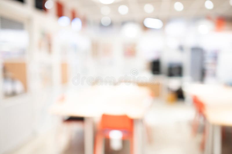 Abstract blur workshop space or workspace background stock photo