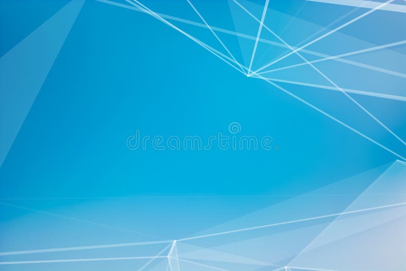Abstract blurred background blue sky with white clouds in sunlight and geometric poligons texture royalty free stock photo