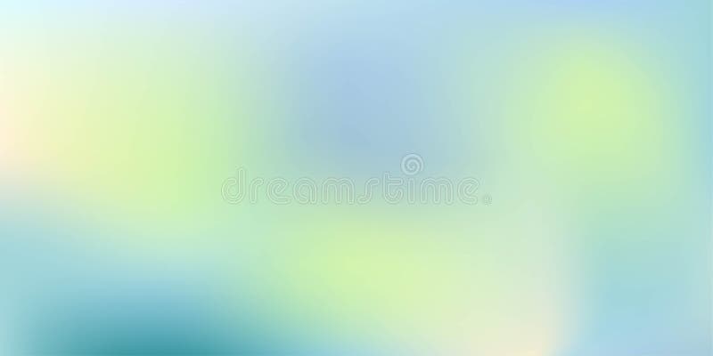 Abstract blurred background. Colorful spring, summer gradient. Blue, green colors. Soft defocused backdrop. stock illustration