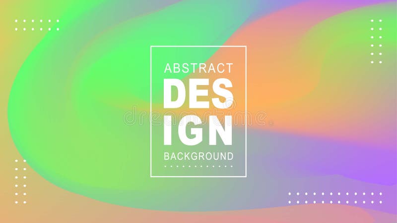 Abstract Blurred Dynamic Gradient Mesh Multicolor Background. vector illustration