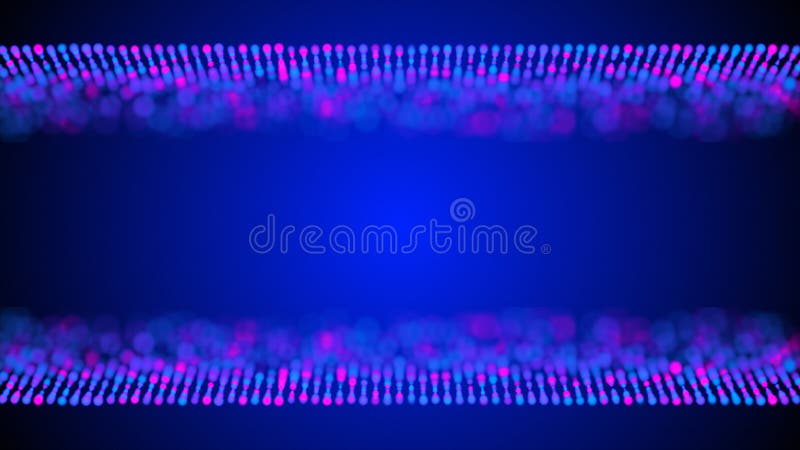 Abstract blurred glowing Christmas card template background. Festive scene with flowing colored smoke screen with empty space for stock illustration