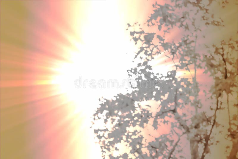 Abstract blurred image of green foliage background royalty free illustration