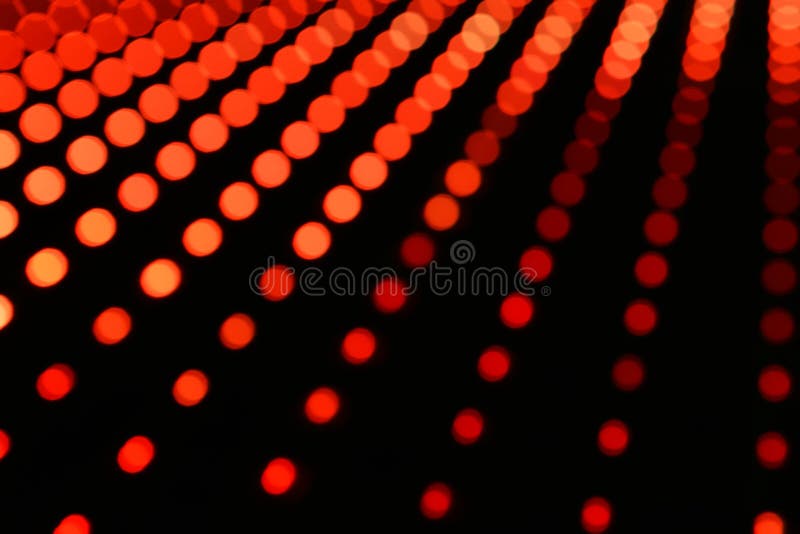 Abstract blurred led lights stock image
