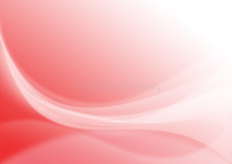 Abstract Blurry Curves in Red Background