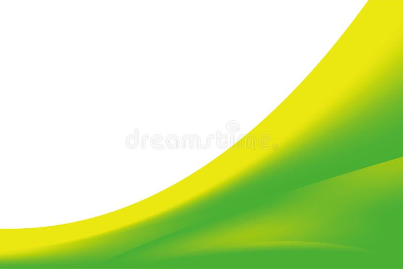 Abstract Blurry Green Yellow Wavy Background Stock Vector ...