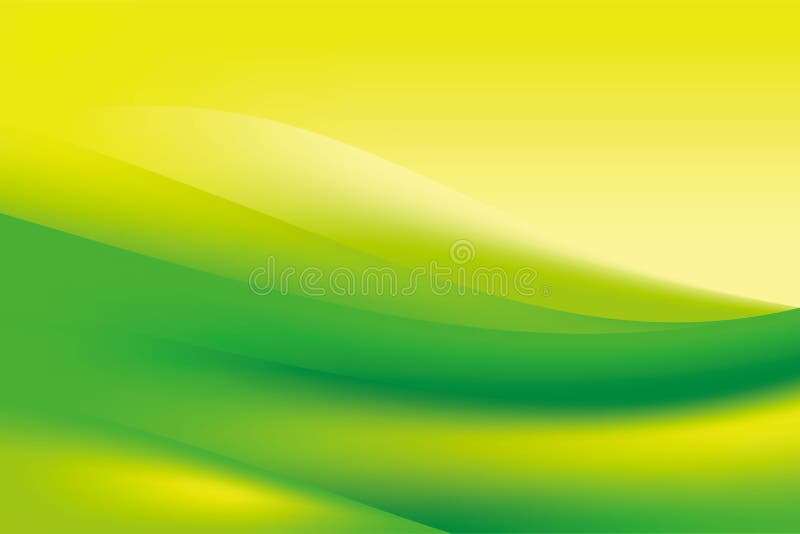 Abstract Blurry Green Yellow Wavy Background Stock Vector - Illustration of  abstract, creative: 187656962