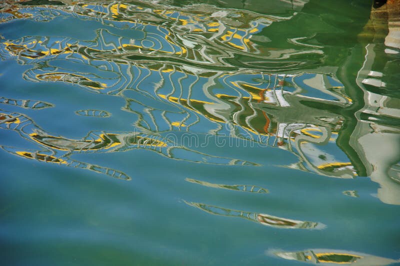 Abstract boat reflections 2