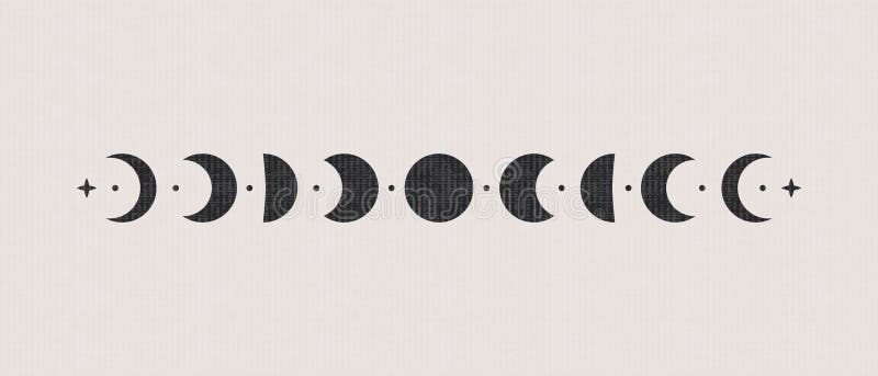 Moon Phases Stock Illustrations 7329 Moon Phases Stock Illustrations