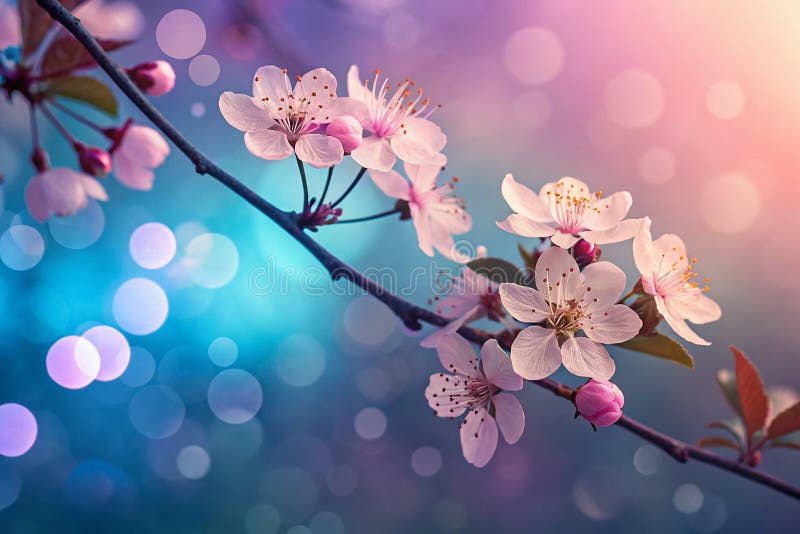 Abstract bokeh background royalty free illustration