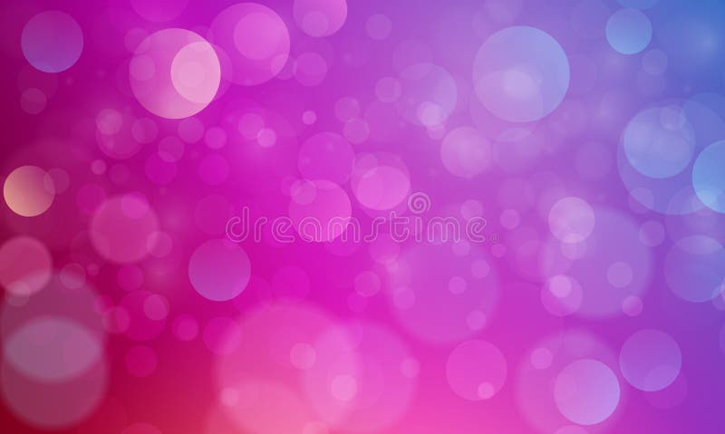 Abstract Bokeh Lights Effect with Pink Purple Background, Bokeh Texture,  Bokeh Background, Vector Illustration Stock Vector - Illustration of light,  blur: 151615540