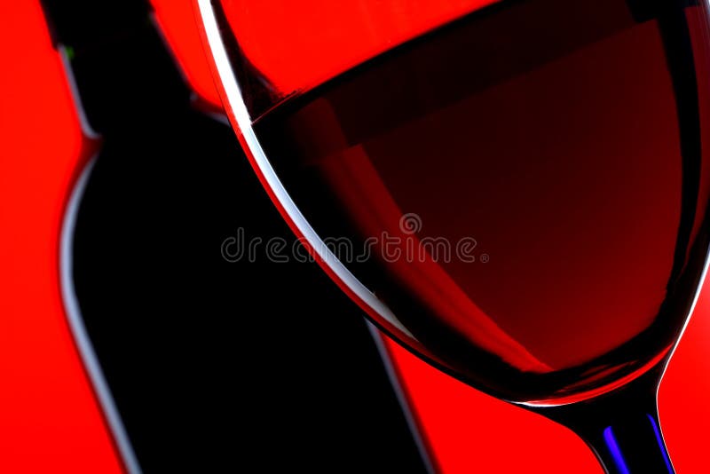 Abstract Glass of Wine stock image. Image of booze, abstract 927191