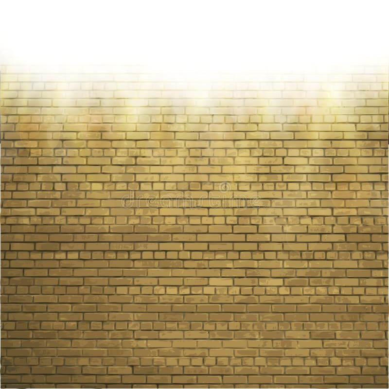Abstract Brick Background. Blurry Light Effects Stock Vector
