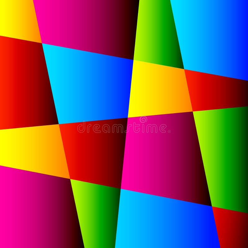 Abstract Bright Colorful Geometric Background. royalty free illustration