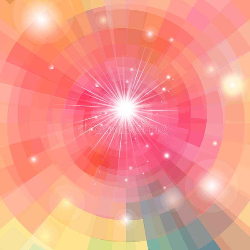 Abstract bright colorful kaleidoscope royalty free illustration
