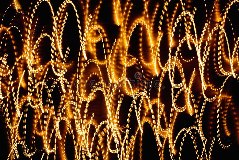 Abstract Bright Multicolored Glowing Lines and Curves. royalty free stock images